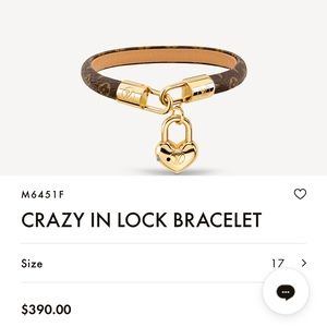 New crazy in lock bracelet